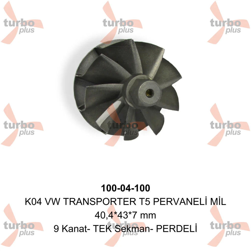 Turbo Plus | K04 VW TRANSPORTER T5 PERVANELİ MİL