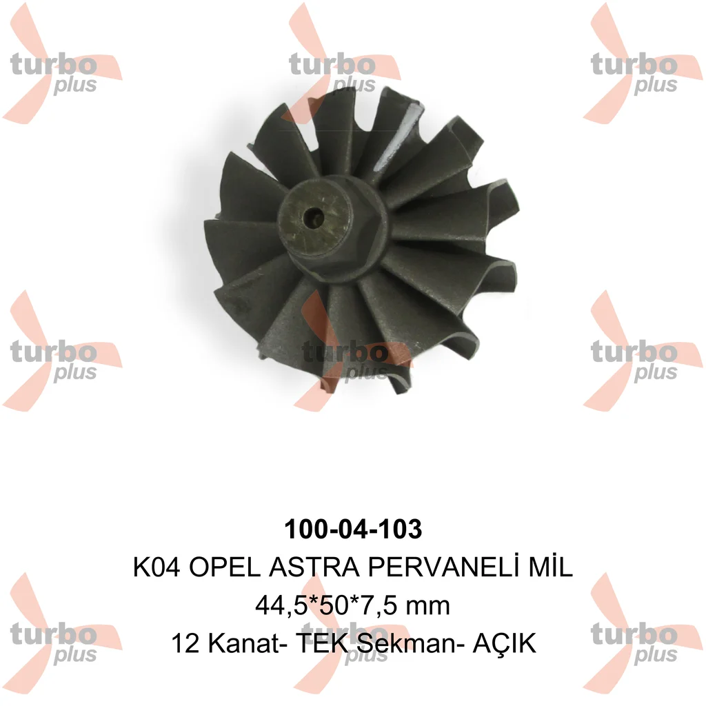 Turbo Plus | K04 OPEL ASTRA PERVANELİ MİL