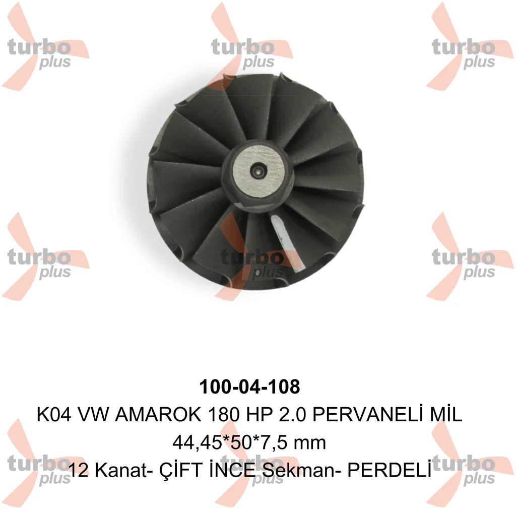 Turbo Plus | K04 VW AMAROK 180 HP 2.0 PERVANELİ MİL