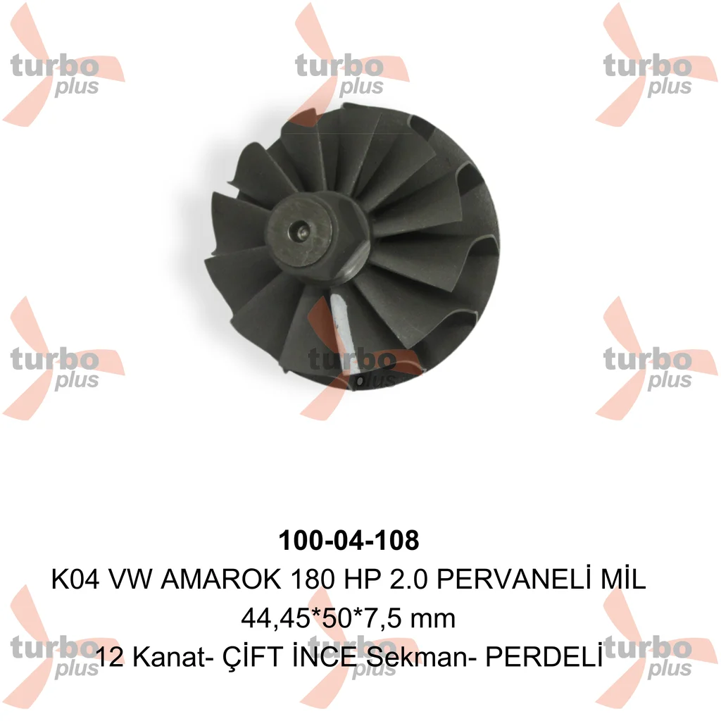Turbo Plus | K04 VW AMAROK 180 HP 2.0 PERVANELİ MİL