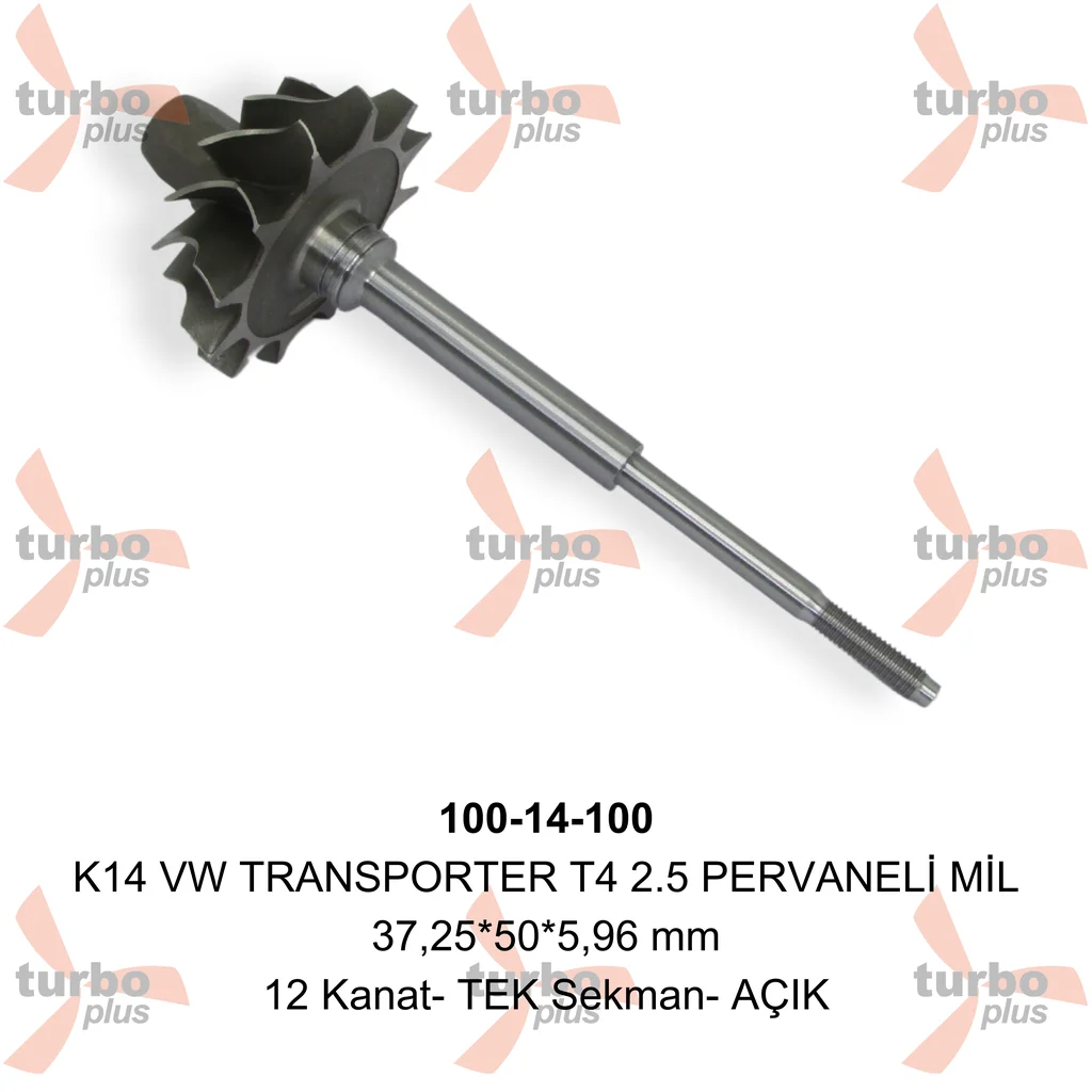 Turbo Plus | K14 VW TRANSPORTER T4 2.5 PERVANELİ MİL
