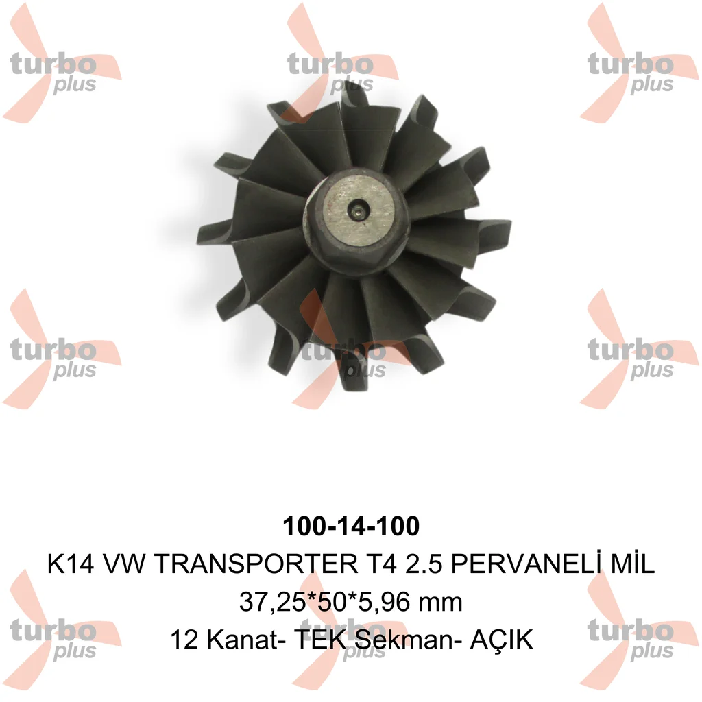 Turbo Plus | K14 VW TRANSPORTER T4 2.5 PERVANELİ MİL