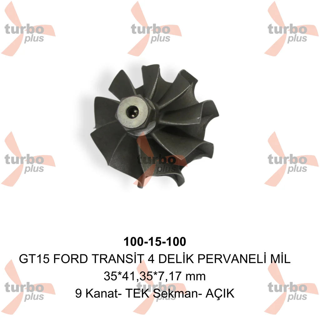 Turbo Plus | GT15 FORD TRANSİT 4 DELİK PERVANELİ MİL