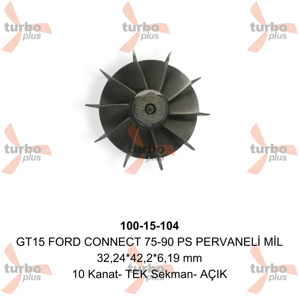 Turbo Plus | GT15 FORD CONNECT 75-90 PS PERVANELİ MİL