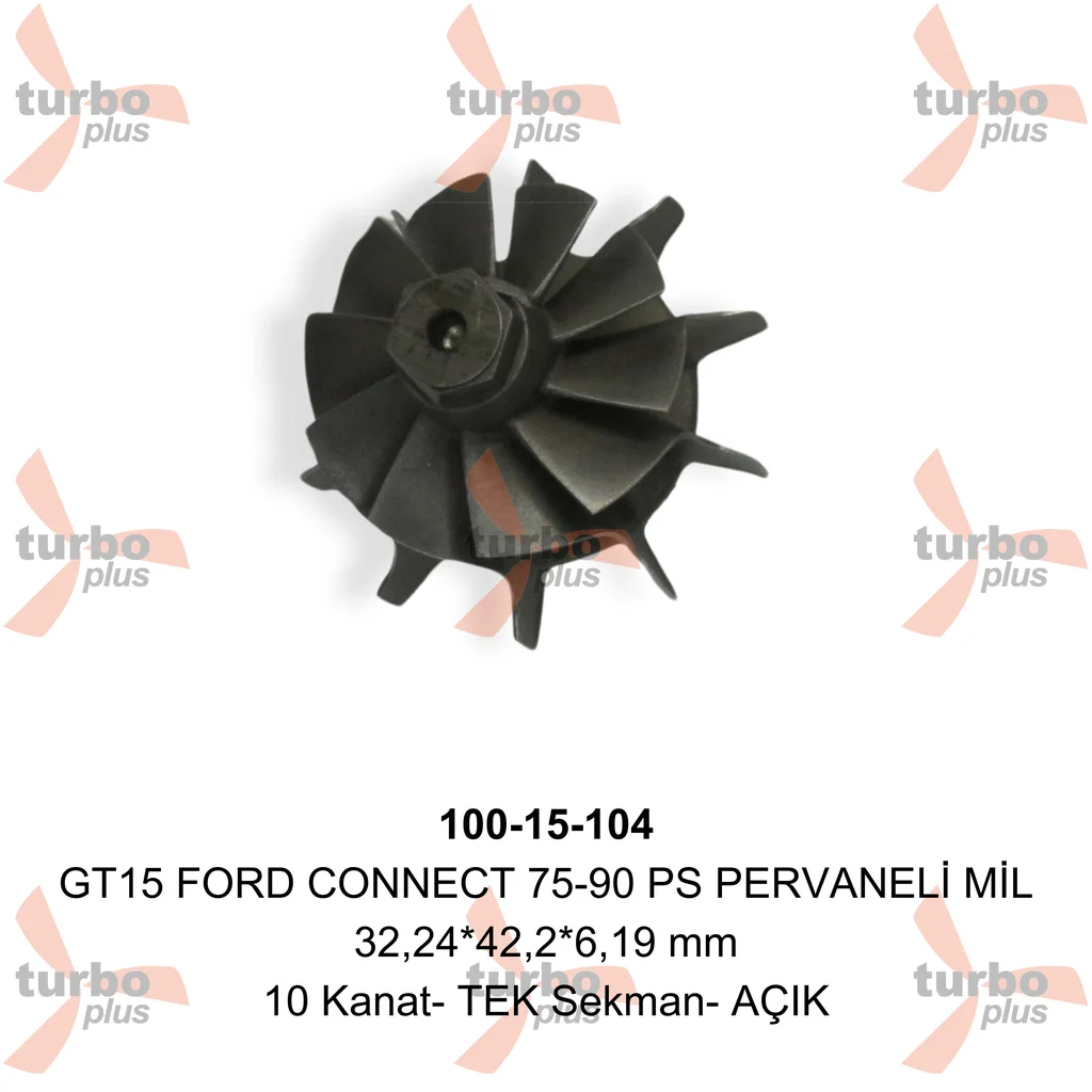 Turbo Plus | GT15 FORD CONNECT 75-90 PS PERVANELİ MİL