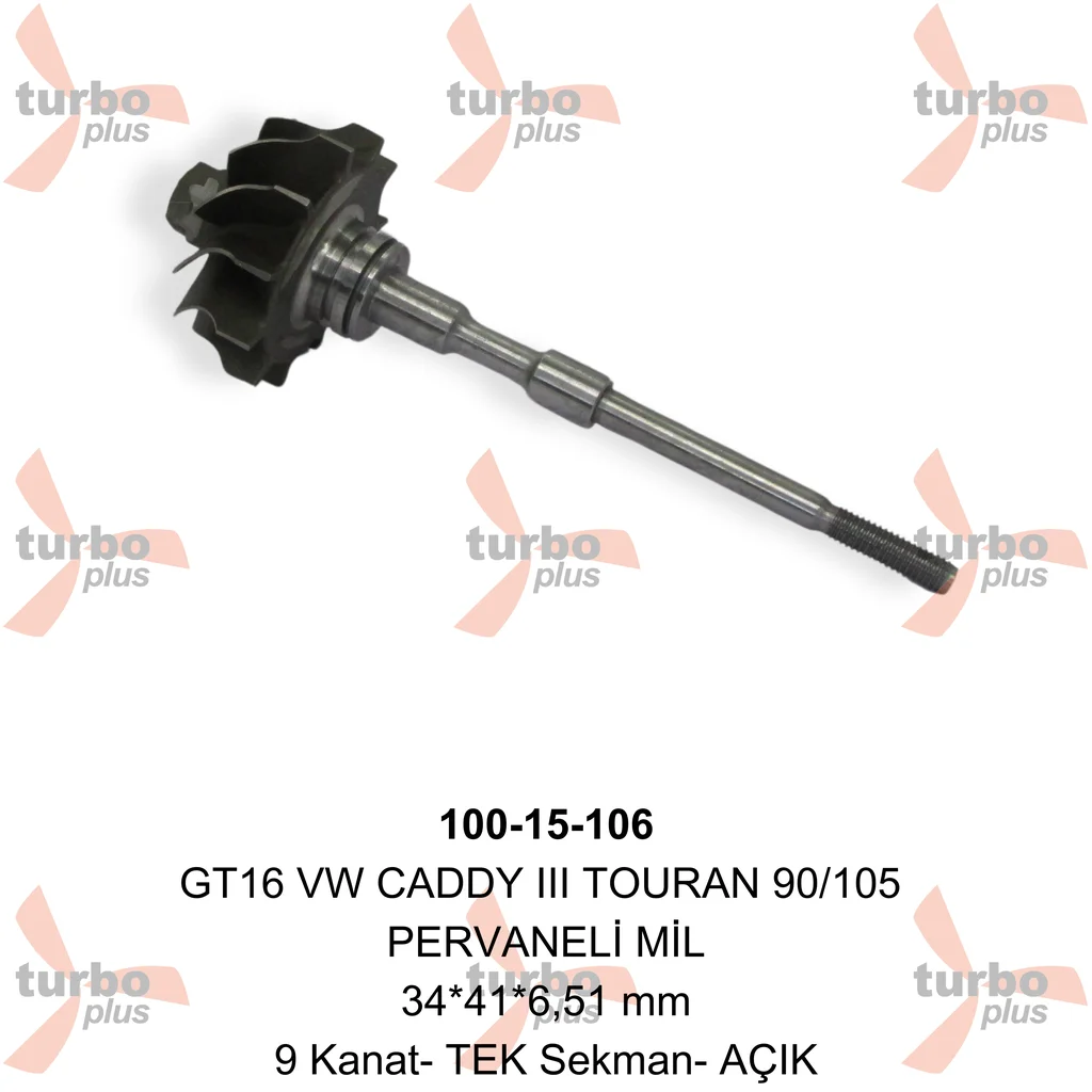 Turbo Plus | GT15 HYUNDAI ERA PERVANELİ MİL