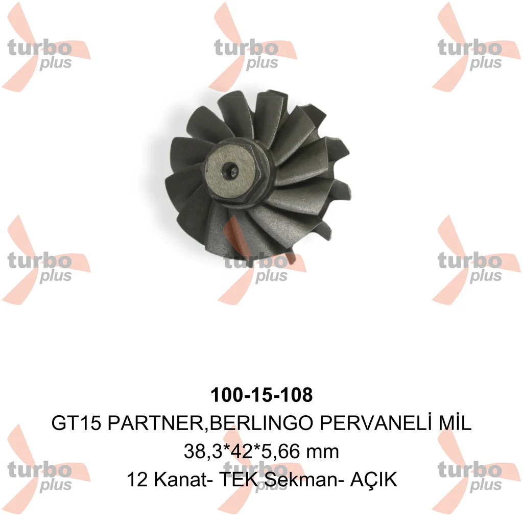 Turbo Plus | GT15 PARTNER,BERLINGO PERVANELİ MİL