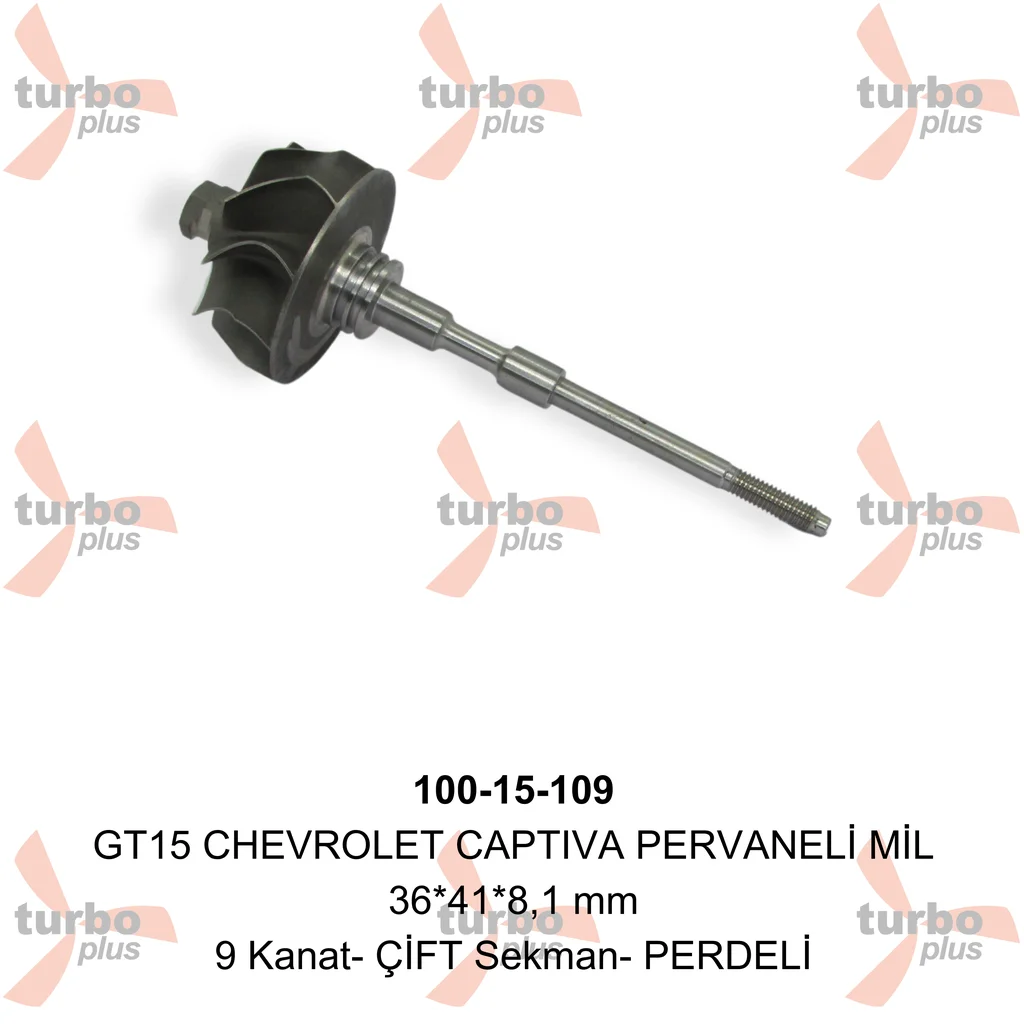 Turbo Plus | GT15 CHEVROLET CAPTIVA PERVANELİ MİL