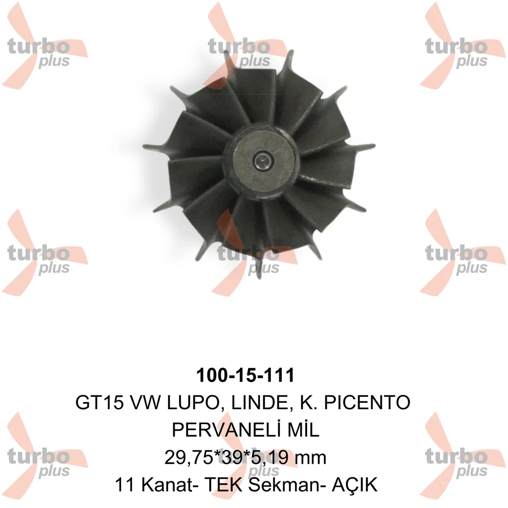 Turbo Plus | GT15 VW LUPO, LINDE, K. PICENTO PERVANELİ MİL