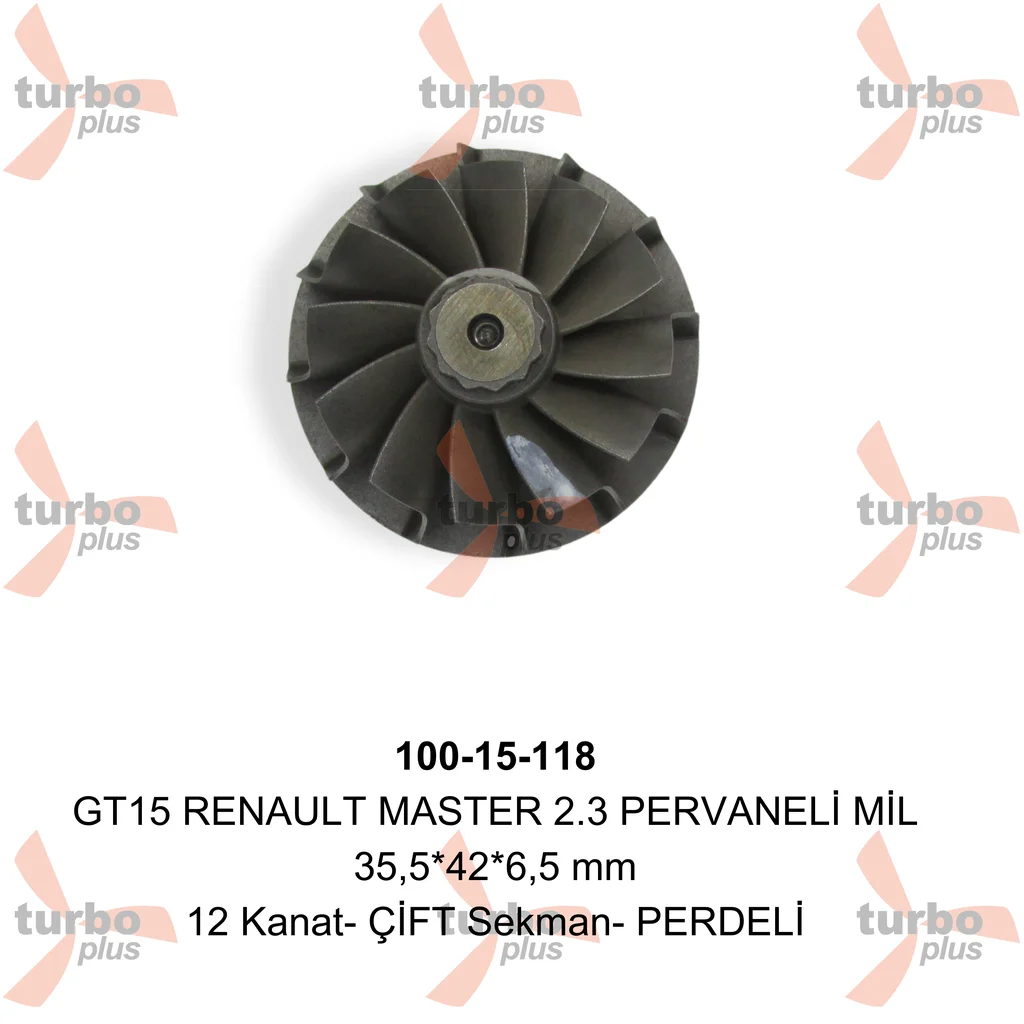 Turbo Plus | GT15 RENAULT MASTER 2.3 PERVANELİ MİL