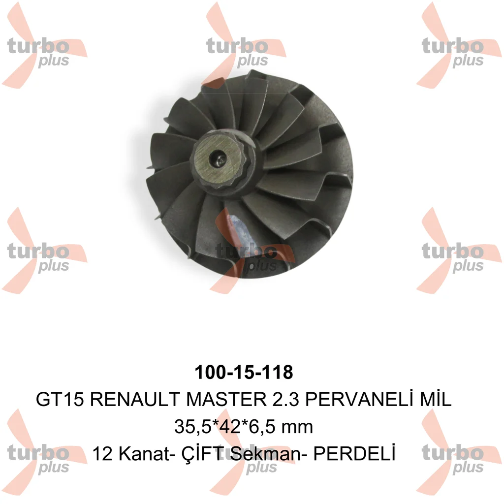 Turbo Plus | GT15 RENAULT MASTER 2.3 PERVANELİ MİL