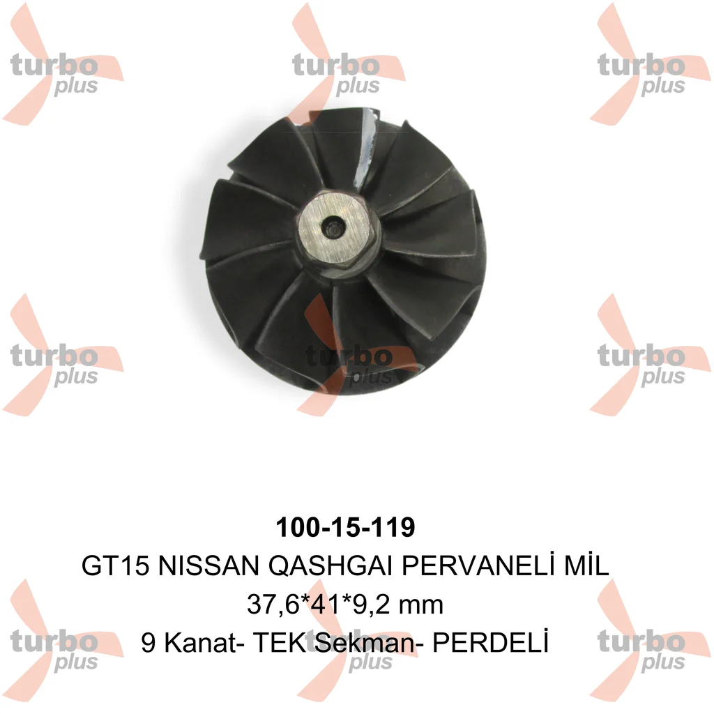 Turbo Plus | GT15 NISSAN QASHGAI PERVANELİ MİL