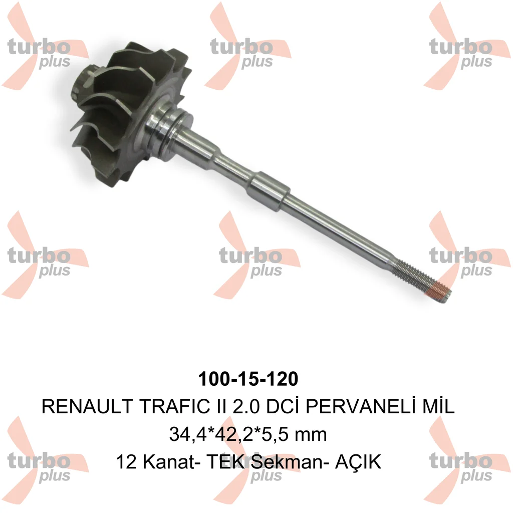 Turbo Plus | RENAULT TRAFIC II 2.0 DCİ PERVANELİ MİL