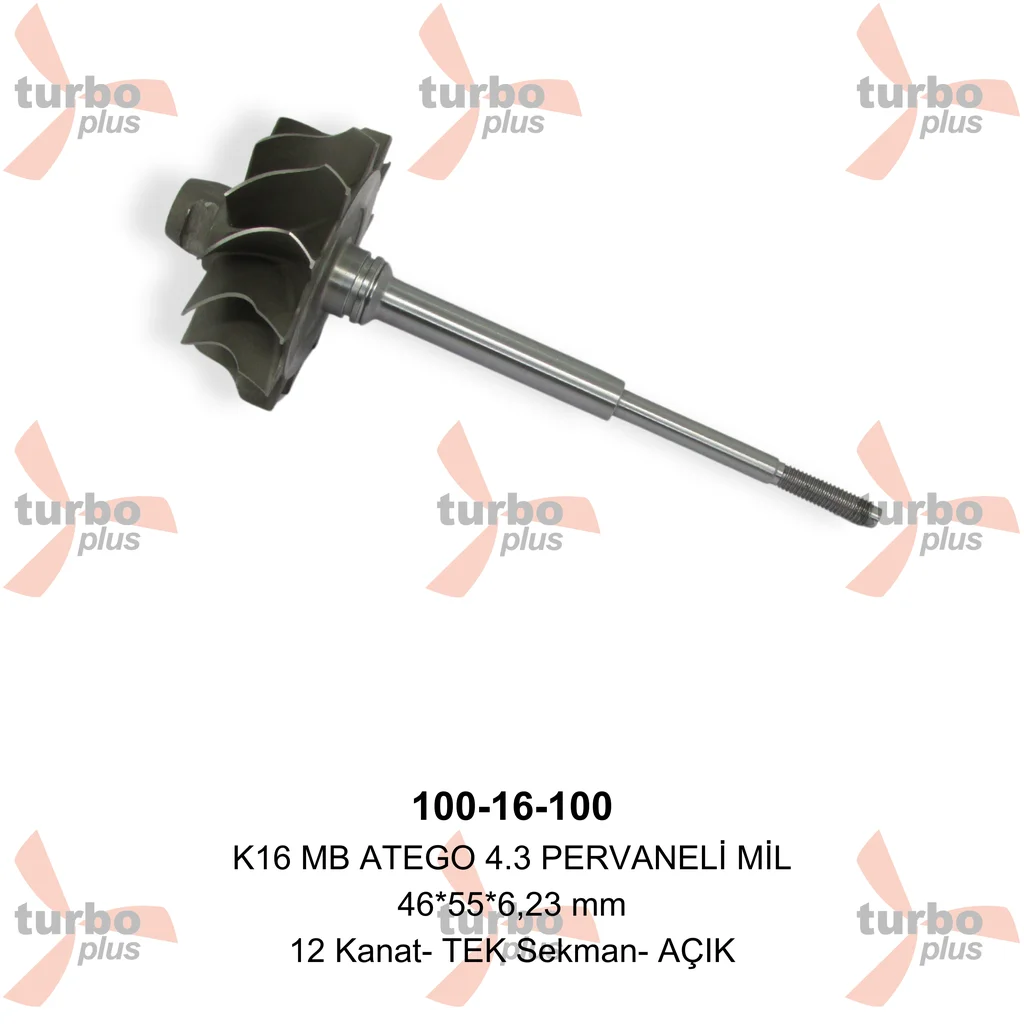 Turbo Plus | K16 MB ATEGO 4.3 PERVANELİ MİL