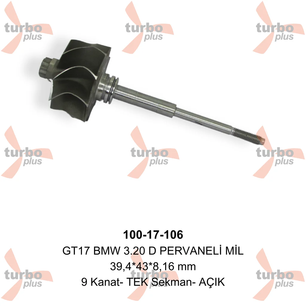 Turbo Plus | GT17 BMW 3.20 D PERVANELİ MİL