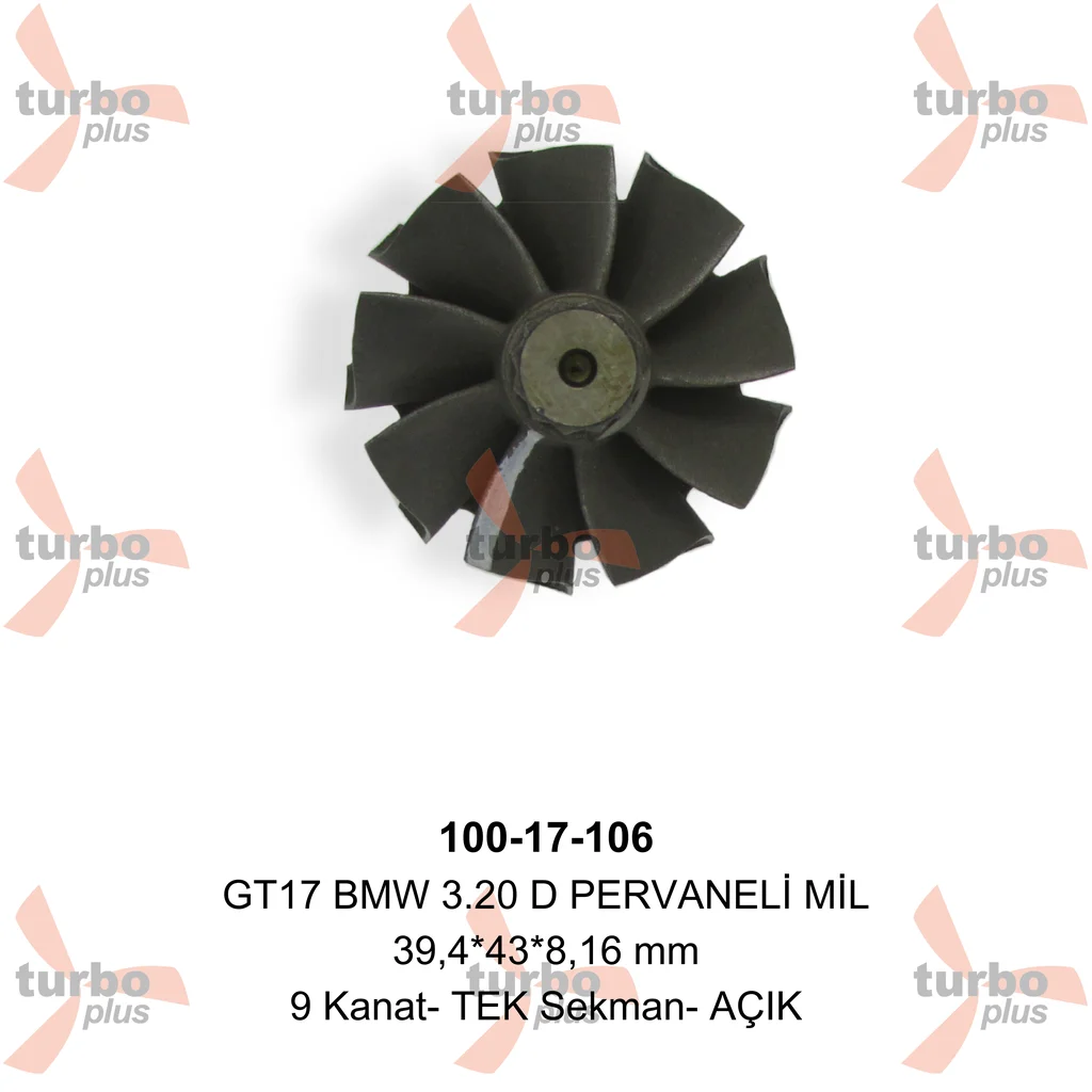 Turbo Plus | GT17 BMW 3.20 D PERVANELİ MİL