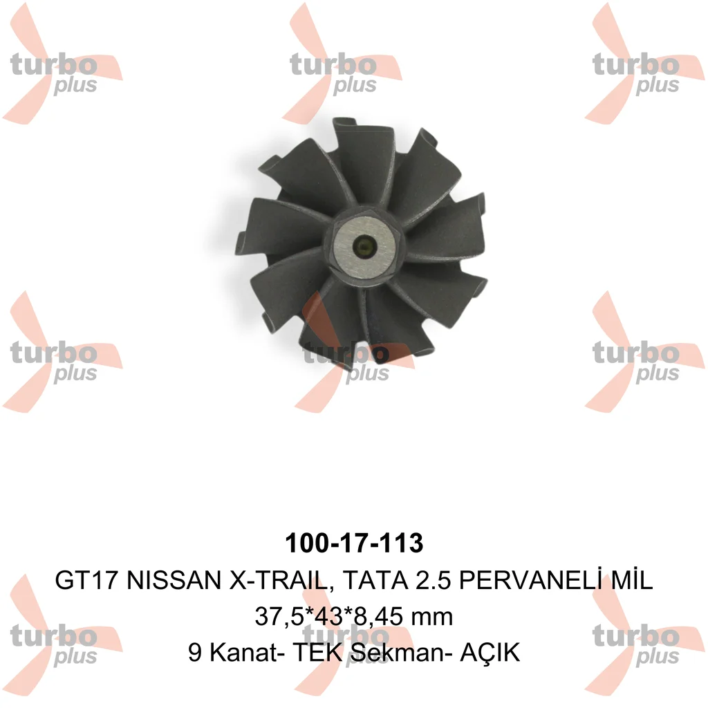 Turbo Plus | GT17 NISSAN X-TRAIL, TATA 2.5 PERVANELİ MİL