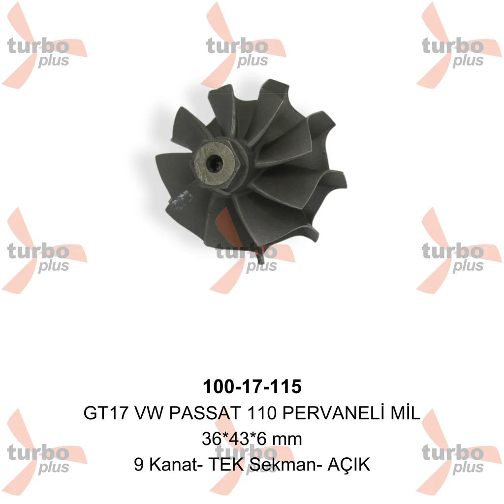 Turbo Plus | GT17 VW PASSAT 110 PERVANELİ MİL