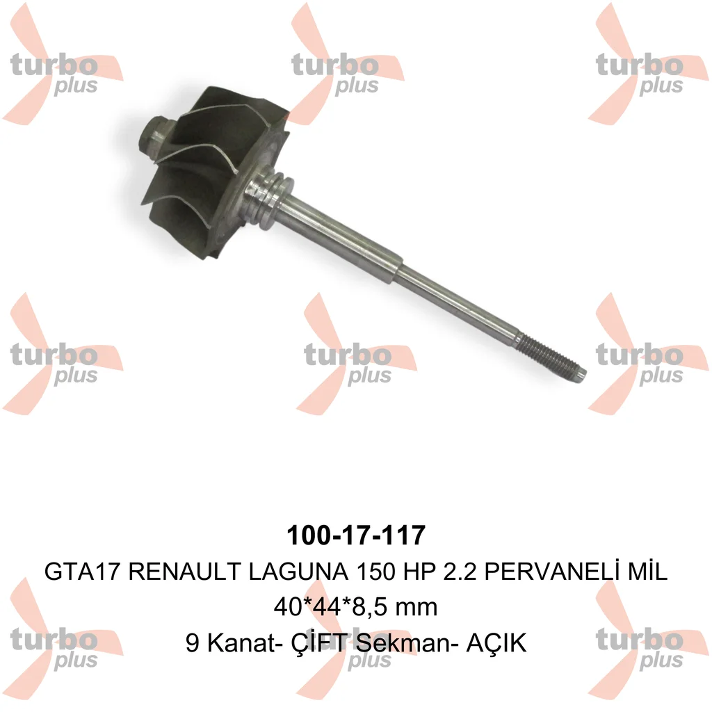 Turbo Plus | GTA17 RENAULT LAGUNA 150 HP 2.2 PERVANELİ MİL
