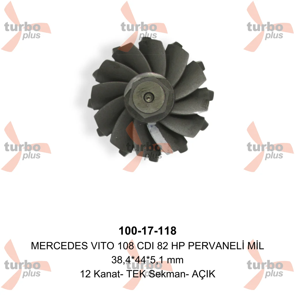 Turbo Plus | MERCEDES VITO 108 CDI 82 HP PERVANELİ MİL
