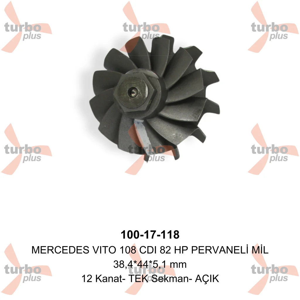 Turbo Plus | MERCEDES VITO 108 CDI 82 HP PERVANELİ MİL