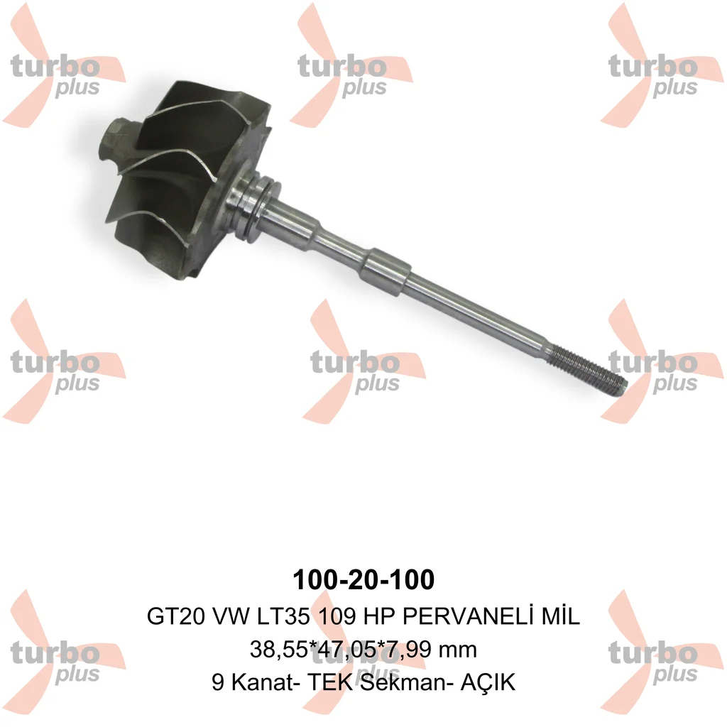 Turbo Plus | GT20 VW LT35 109 HP PERVANELİ MİL