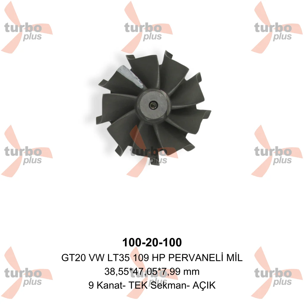Turbo Plus | GT20 VW LT35 109 HP PERVANELİ MİL