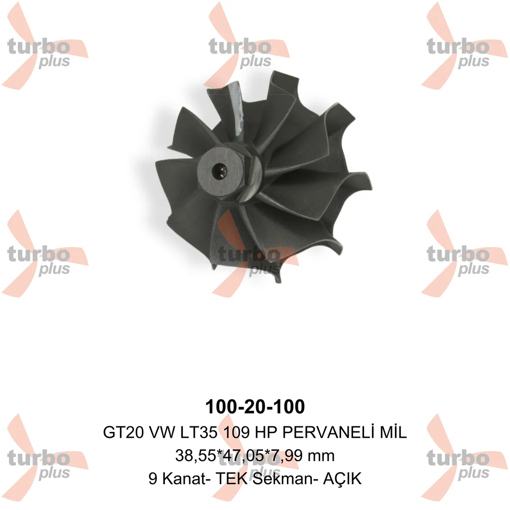 Turbo Plus | GT20 VW LT35 109 HP PERVANELİ MİL