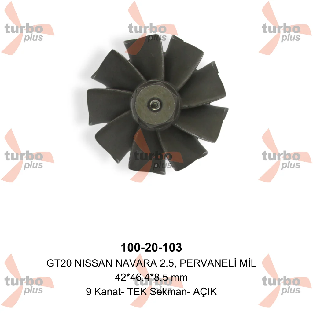 Turbo Plus | GT20 NISSAN NAVARA 2.5, PERVANELİ MİL