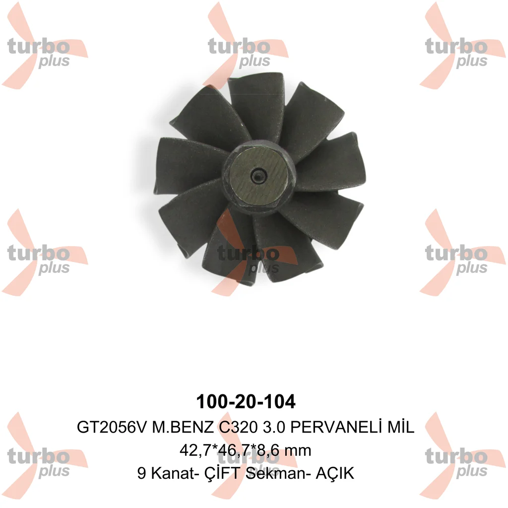 Turbo Plus | GT2056V M.BENZ C320 3.0 PERVANELİ MİL