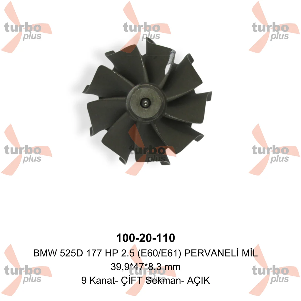 Turbo Plus | BMW 525D 177 HP 2.5 (E60/E61) PERVANELİ MİL