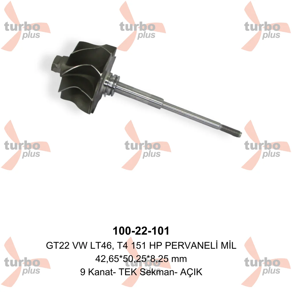 Turbo Plus | GT22 VW LT46, T4 151 HP PERVANELİ MİL