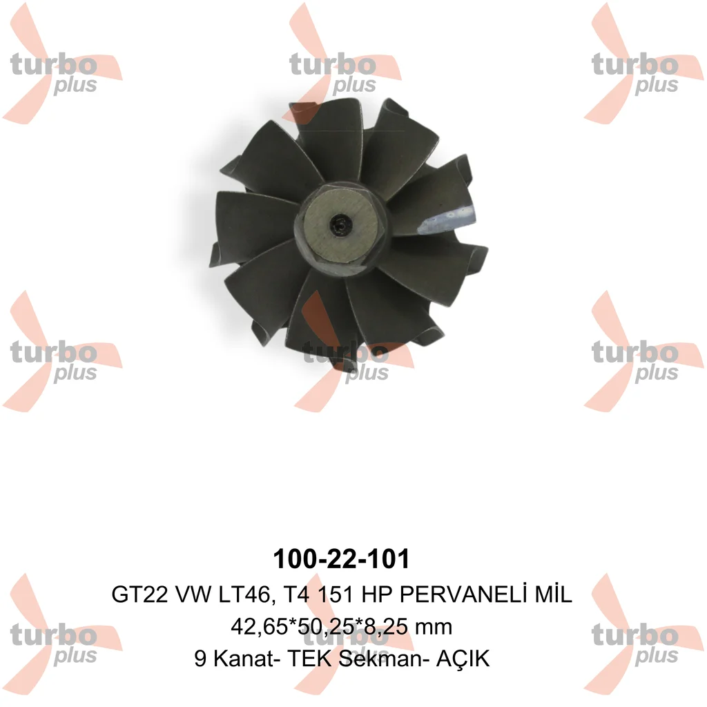 Turbo Plus | GT22 VW LT46, T4 151 HP PERVANELİ MİL