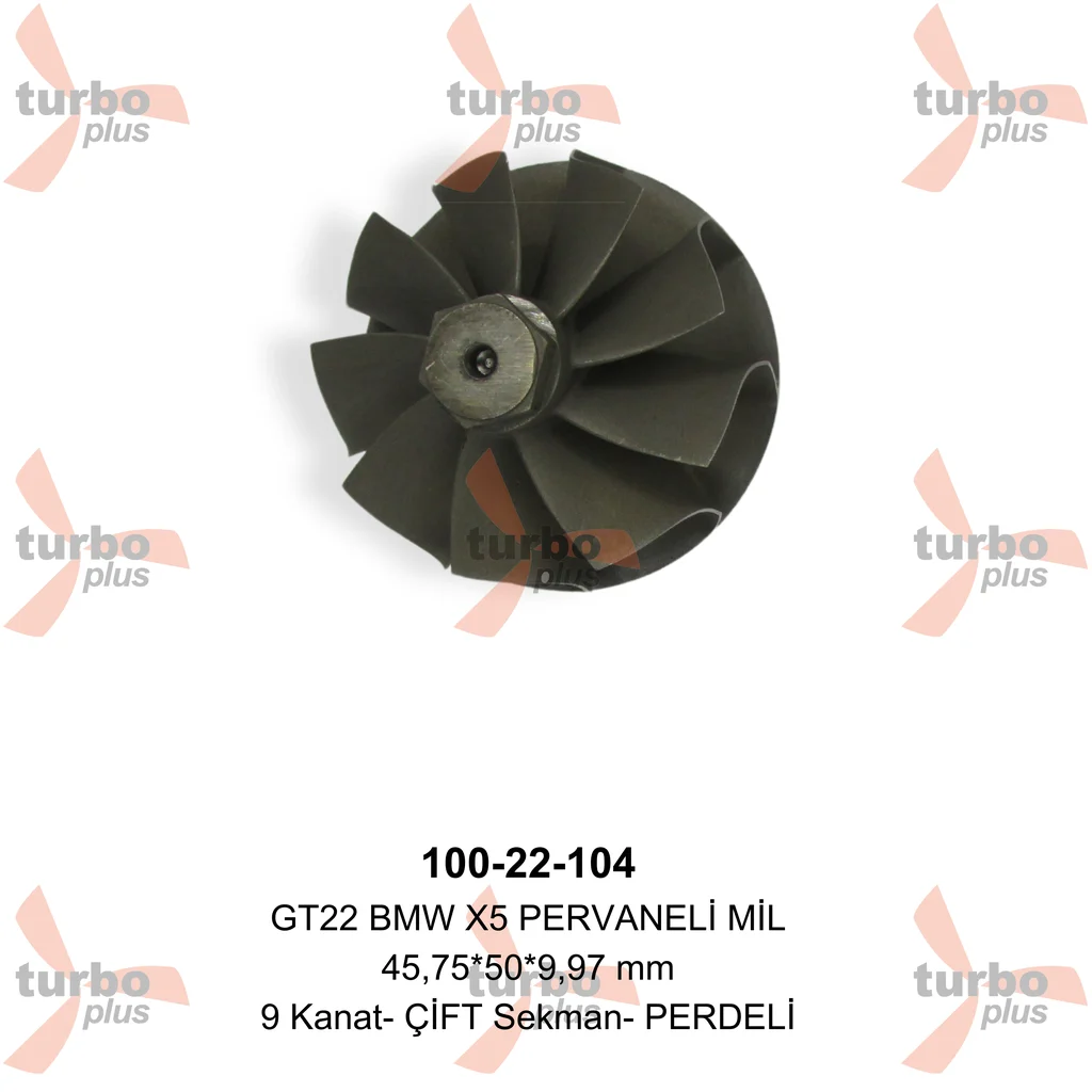 Turbo Plus | GT22 BMW X5 PERVANELİ MİL