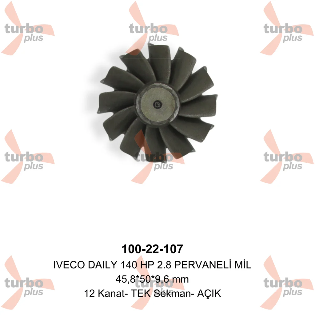 Turbo Plus | IVECO DAILY 140 HP 2.8 PERVANELİ MİL