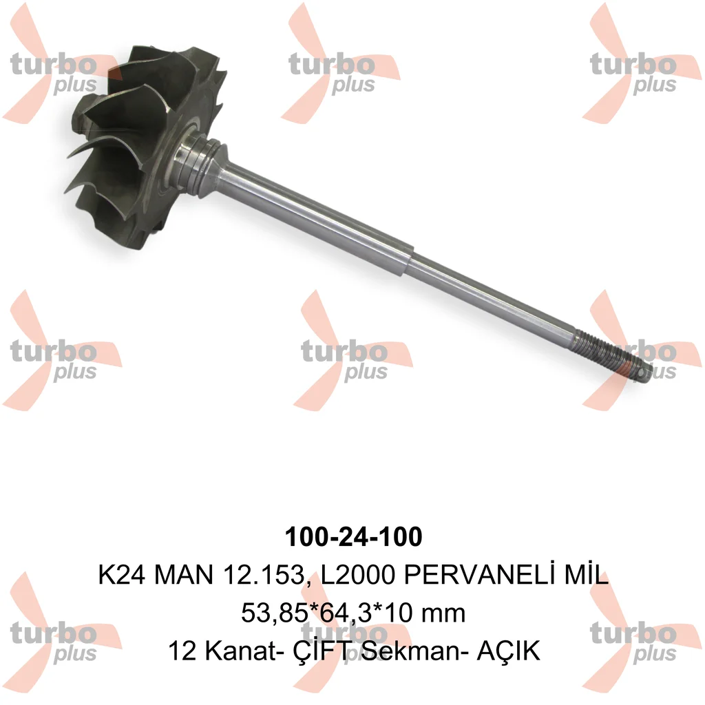 Turbo Plus | K24 MAN 12.153, L2000 PERVANELİ MİL