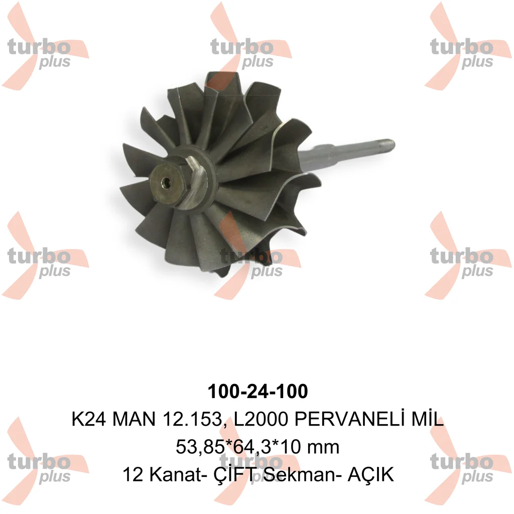 Turbo Plus | K24 MAN 12.153, L2000 PERVANELİ MİL