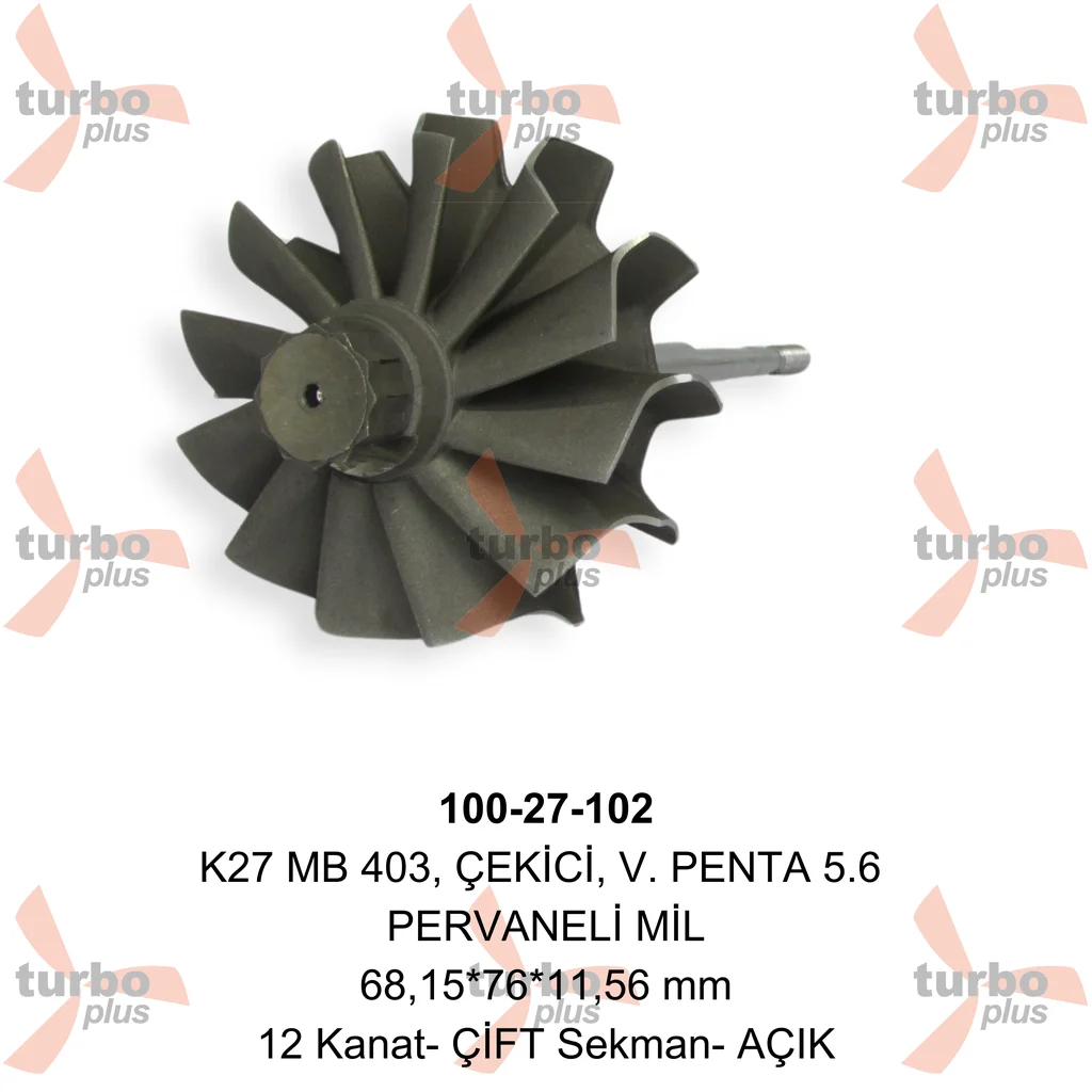 Turbo Plus | K27 MB 403, ÇEKİCİ, V. PENTA 5.6 PERVANELİ MİL