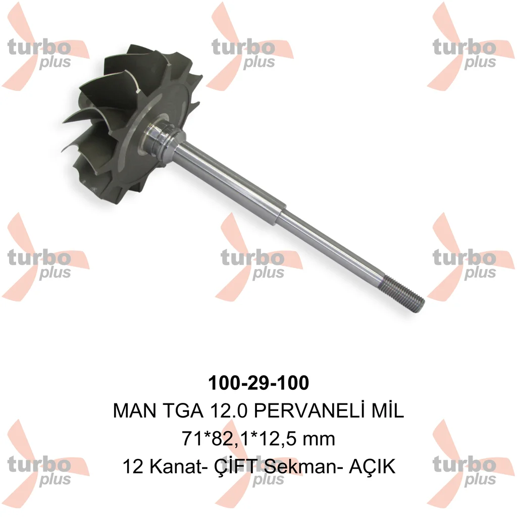 Turbo Plus | MAN TGA 12.0 PERVANELİ MİL