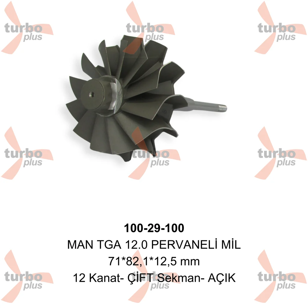 Turbo Plus | MAN TGA 12.0 PERVANELİ MİL