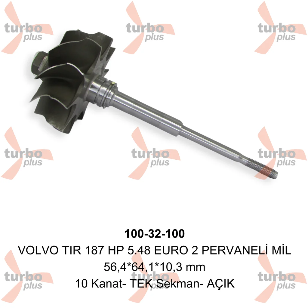 Turbo Plus | VOLVO TIR 187 HP 5.48 EURO 2 PERVANELİ MİL