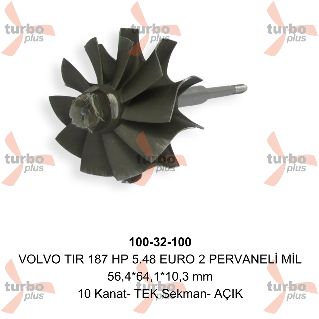 Turbo Plus | VOLVO TIR 187 HP 5.48 EURO 2 PERVANELİ MİL