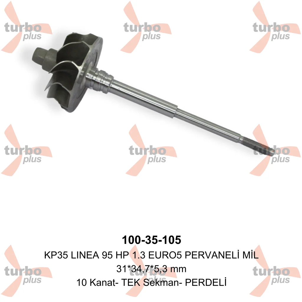 Turbo Plus | KP35 LINEA 95 HP 1.3 EURO5 PERVANELİ MİL