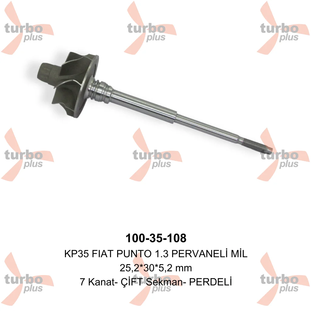 Turbo Plus | KP35 FIAT PUNTO 1.3 PERVANELİ MİL