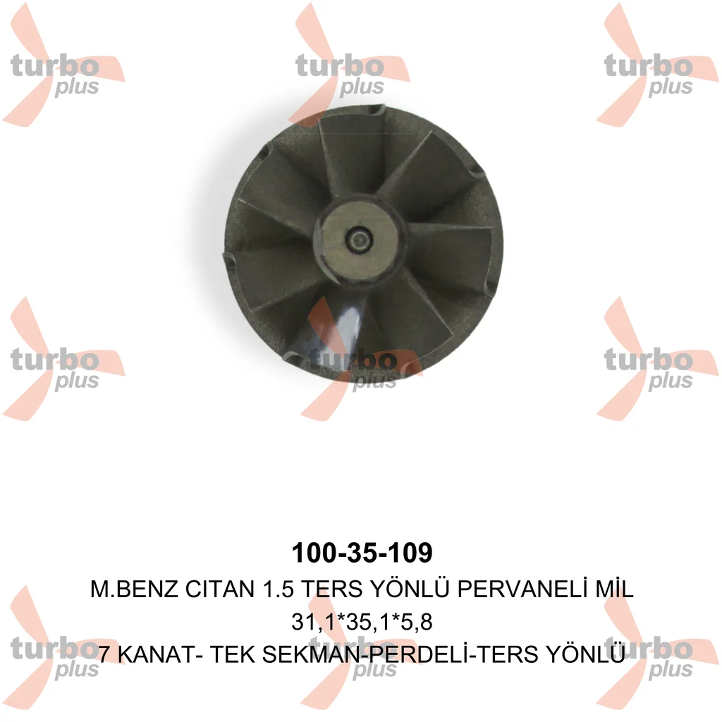 Turbo Plus | M.BENZ CITAN 1.5 TERS YÖNLÜ PERVANELİ MİL