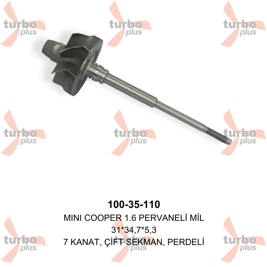 Turbo Plus | MINI COOPER 1.6 PERVANELİ MİL