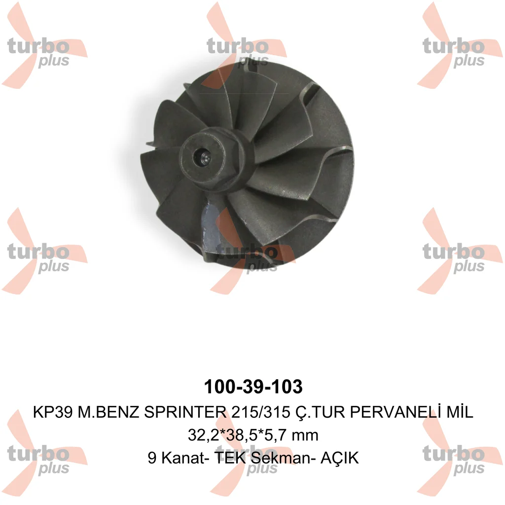 Turbo Plus | KP39 M.BENZ SPRINTER 215/315 Ç.TUR PERVANELİ MİL