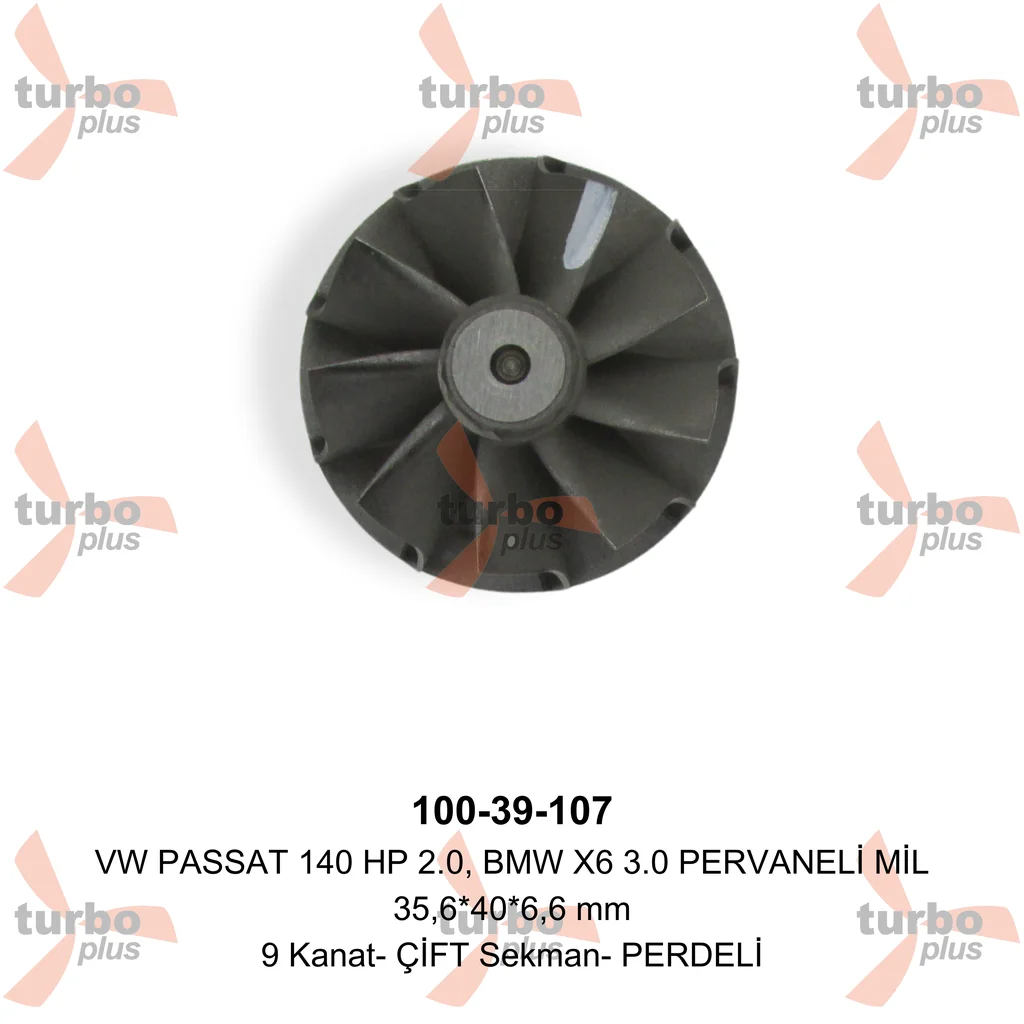 Turbo Plus | VW PASSAT 140 HP 2.0, BMW X6 3.0 PERVANELİ MİL