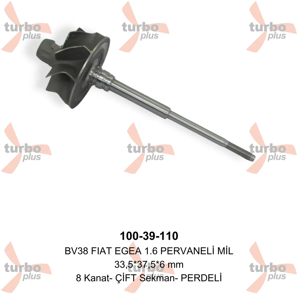 Turbo Plus | BV38 FIAT EGEA 1.6 PERVANELİ MİL