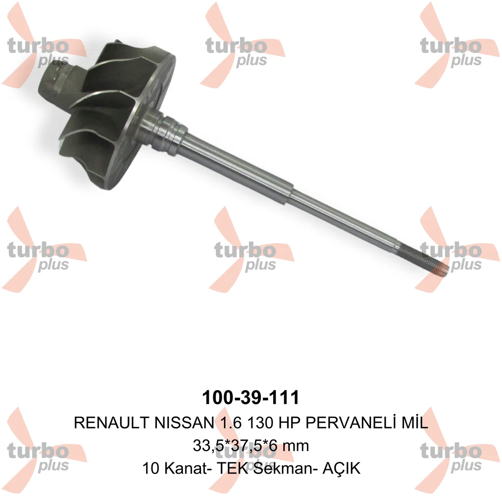 Turbo Plus | RENAULT NISSAN 1.6 130 HP PERVANELİ MİL